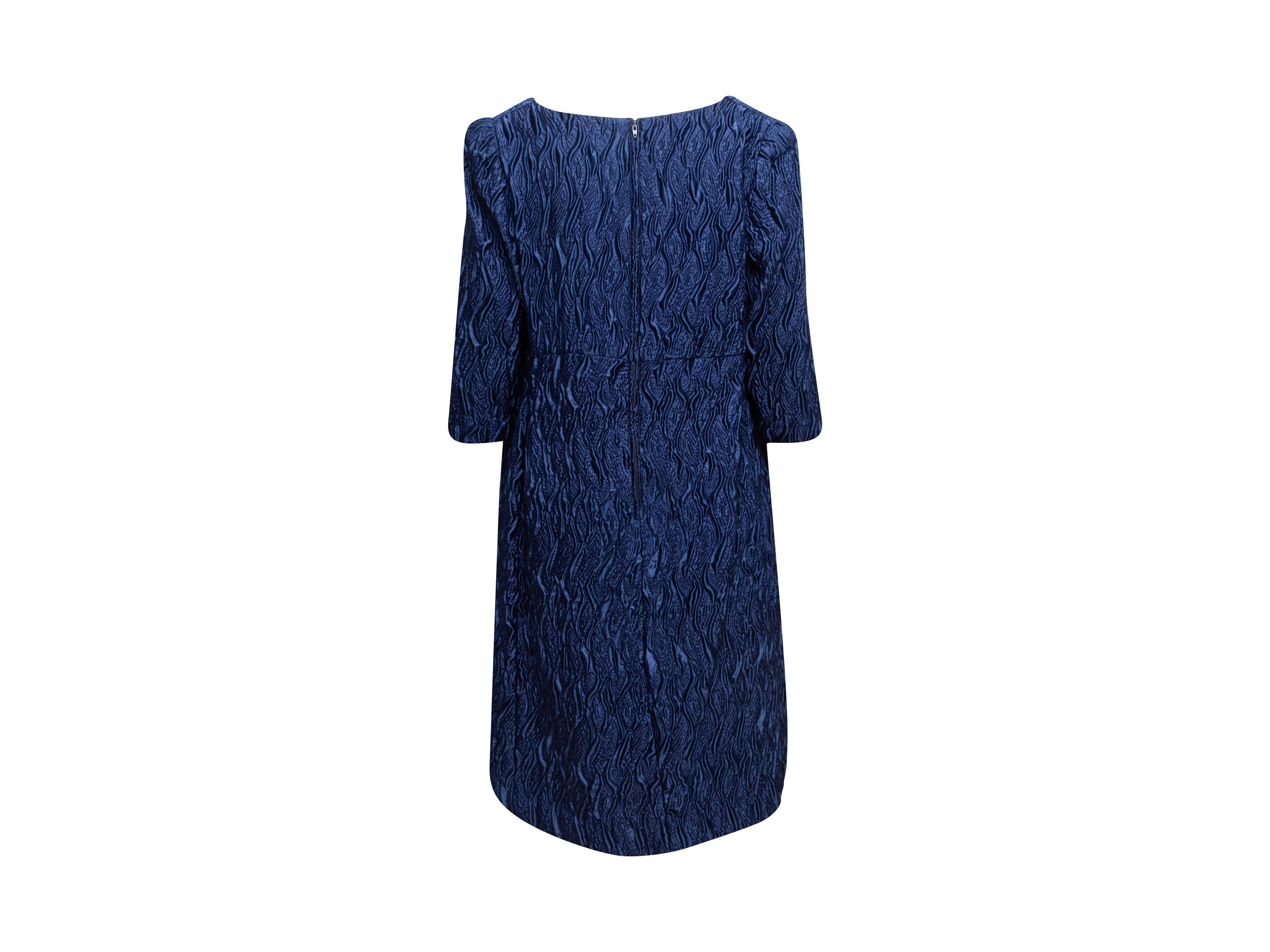  Christian Dior Blue 50s/60s Demi-Couture Dress 1