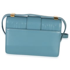 Christian Dior Blue Calfskin 30 Montaigne Micro Bag