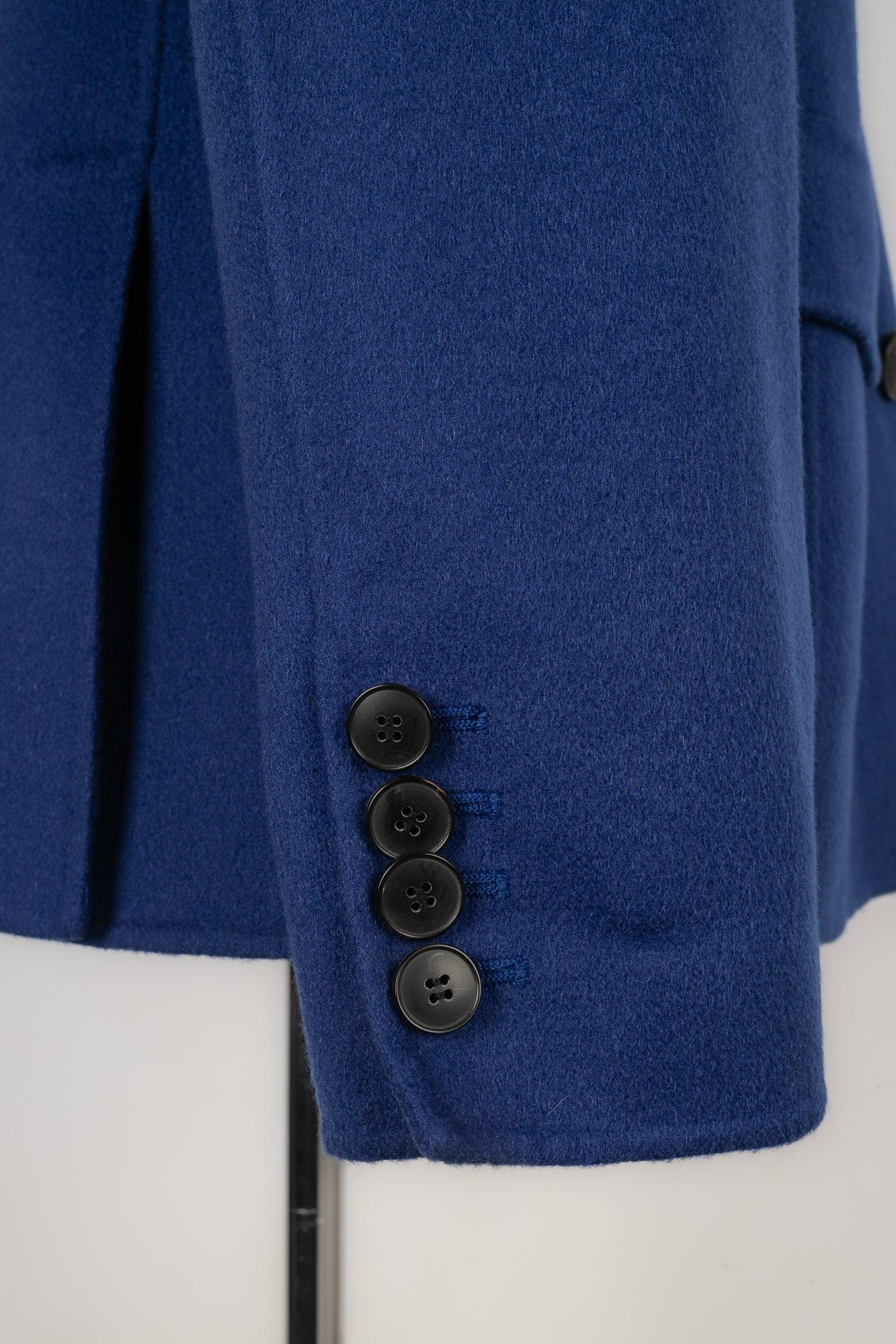 Christian Dior Blue Cashmere Jacket, 2014 For Sale 6