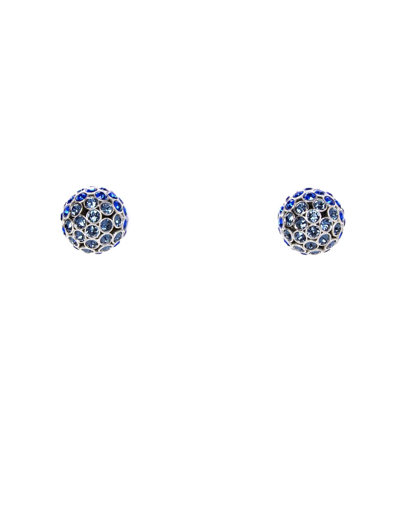 dior tribales earrings blue