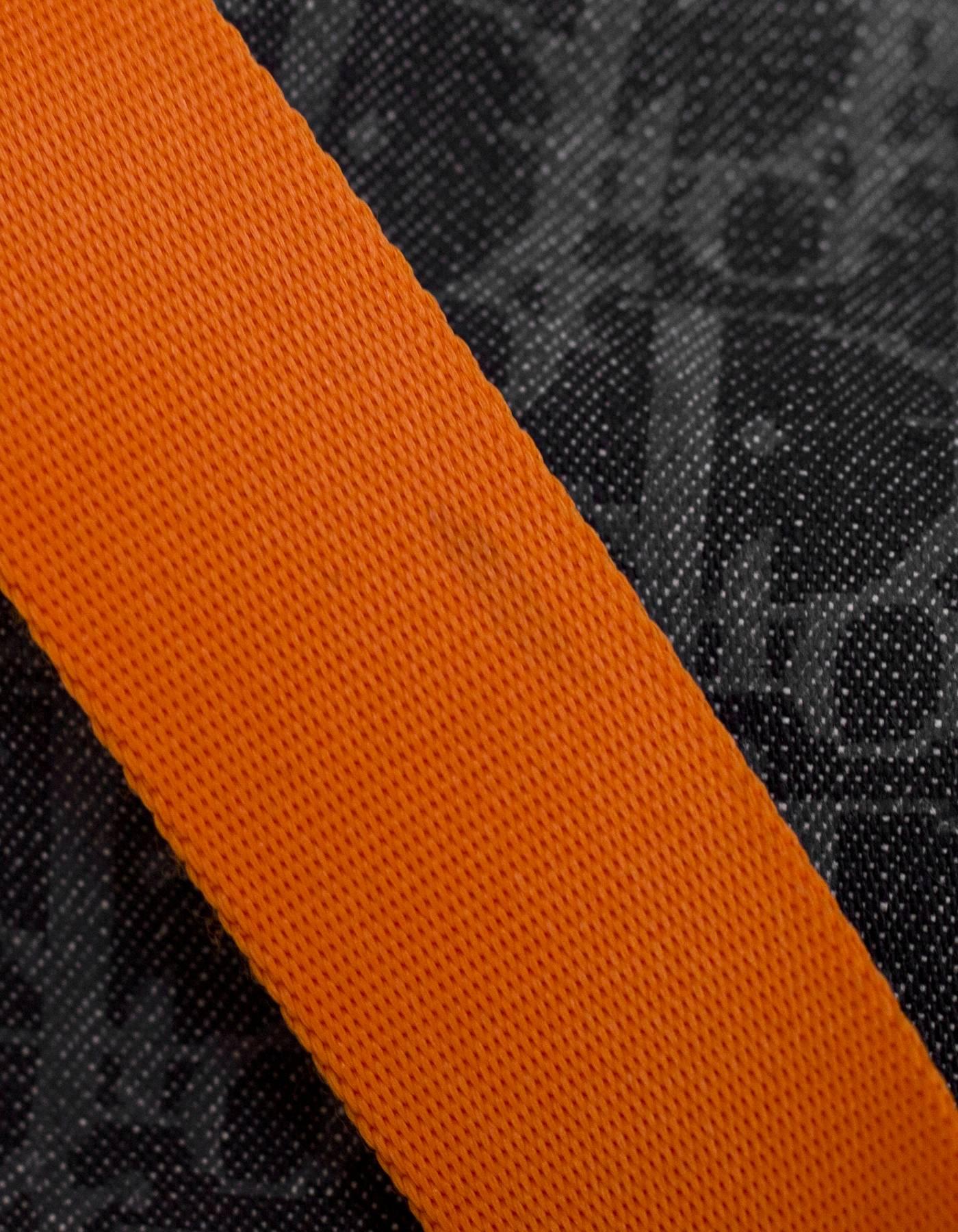 Black Christian Dior Blue Denim & Orange Diorissimo Monogram Flight Shoulder Bag