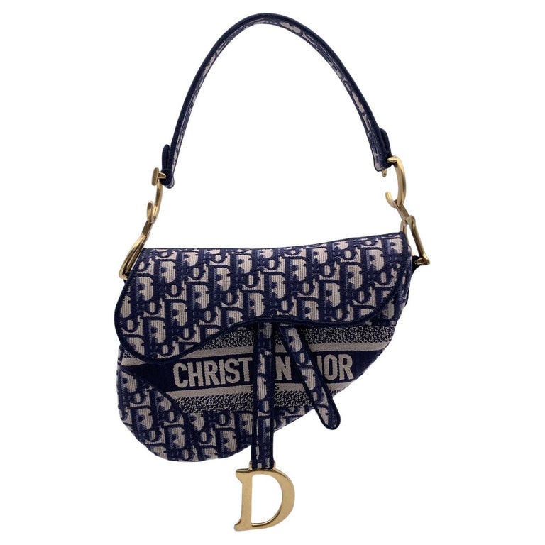 Christian Dior Diorissimo Saddle Key Pouch - Blue Keychains, Accessories -  CHR252804