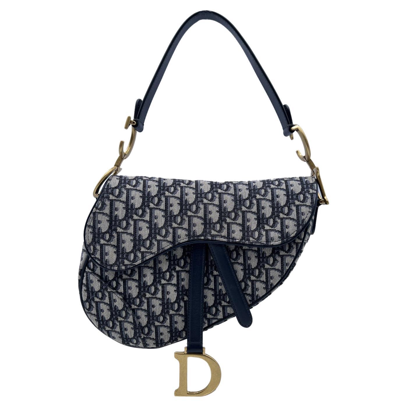 30 Montaigne Hobo Avenue Mini Bag Blue Dior Oblique Jacquard