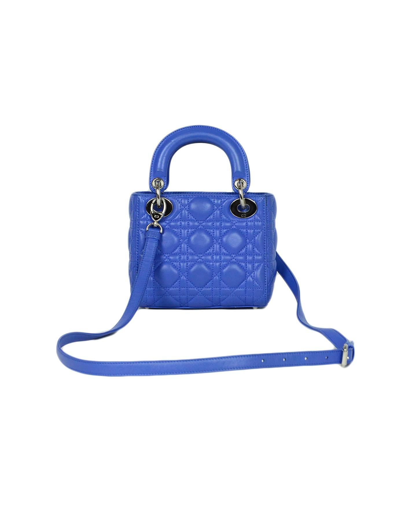 dior blue crossbody bag