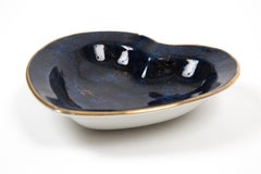 Christian Dior Blue Large Porcelaine Heart Organizer