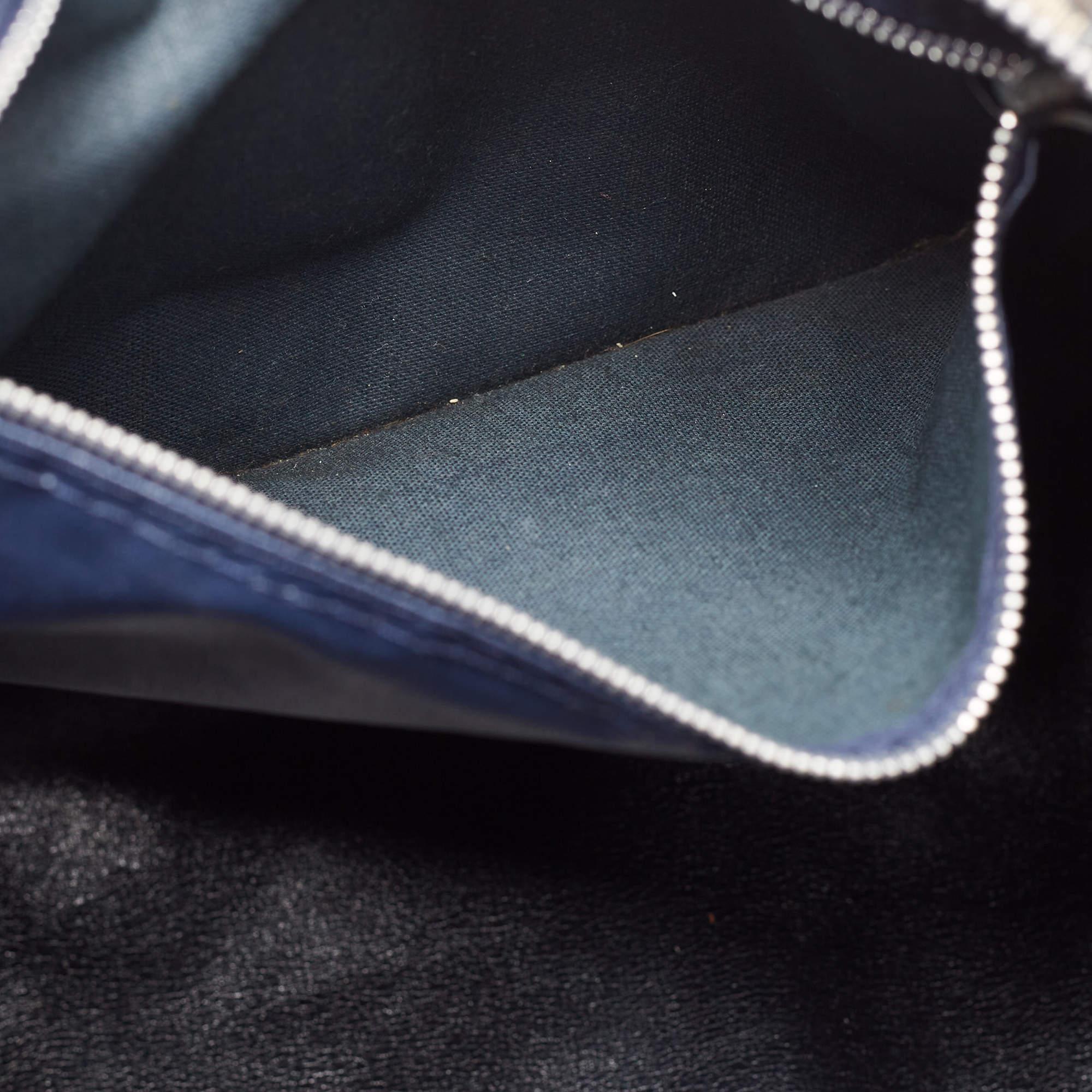 Christian Dior Blue Oblique Canvas Vintage Boston Bag 2