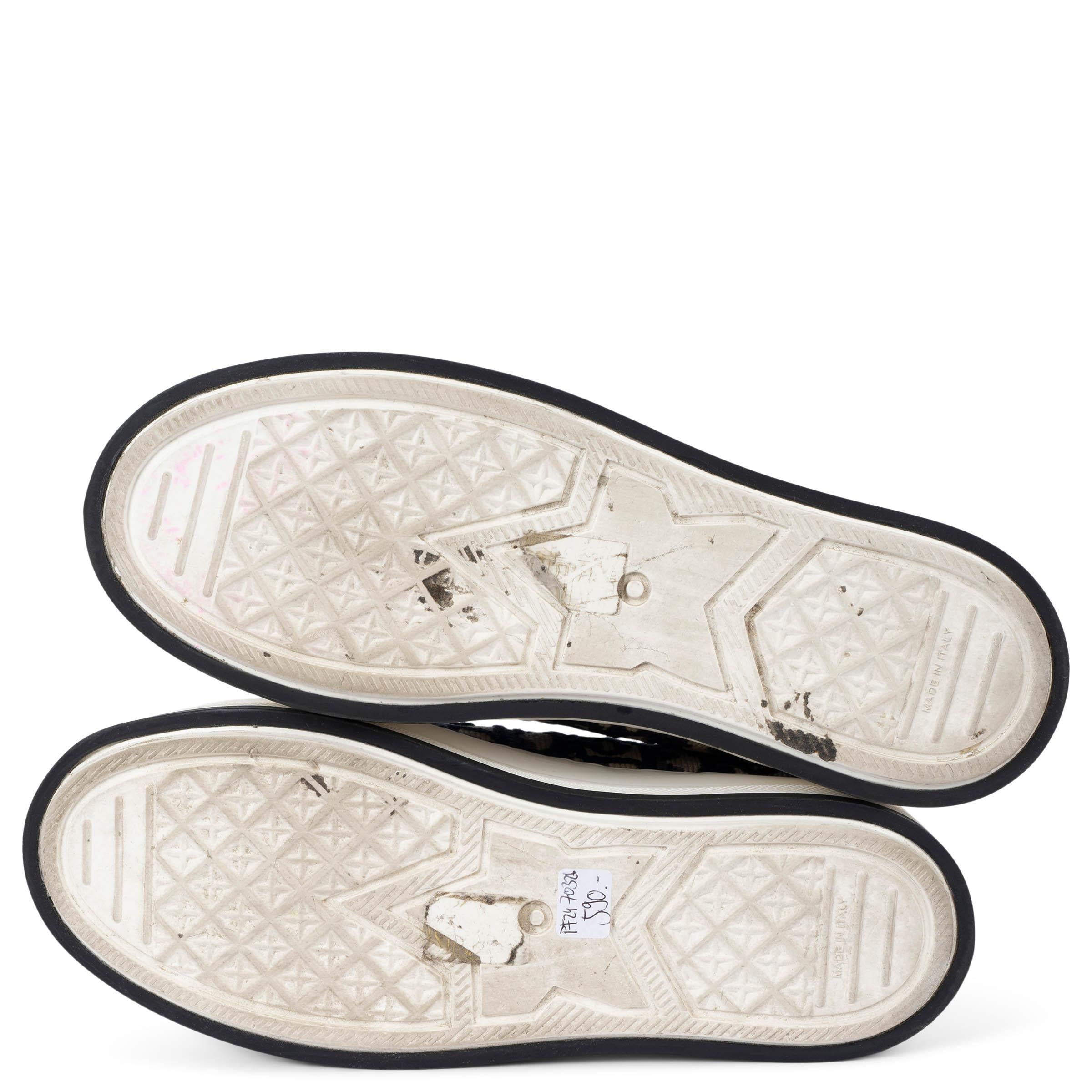 CHRISTIAN DIOR blue Oblique canvas WALK'N'DIOR Sneakers Shoes 38 3