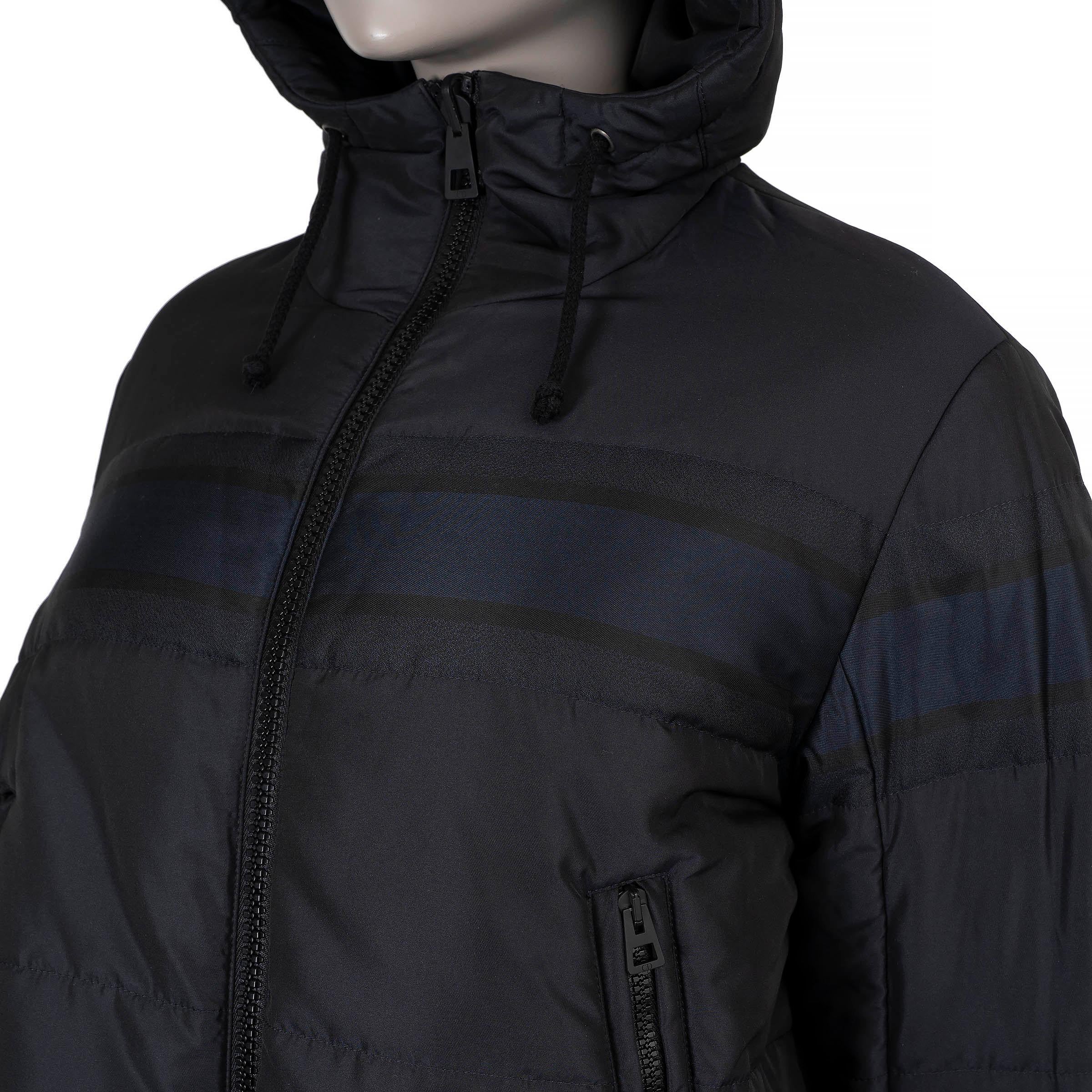 CHRISTIAN DIOR bleu oblique DIORALPS REVERSIBLE CROPPED PUFFER Jacket XS en vente 6