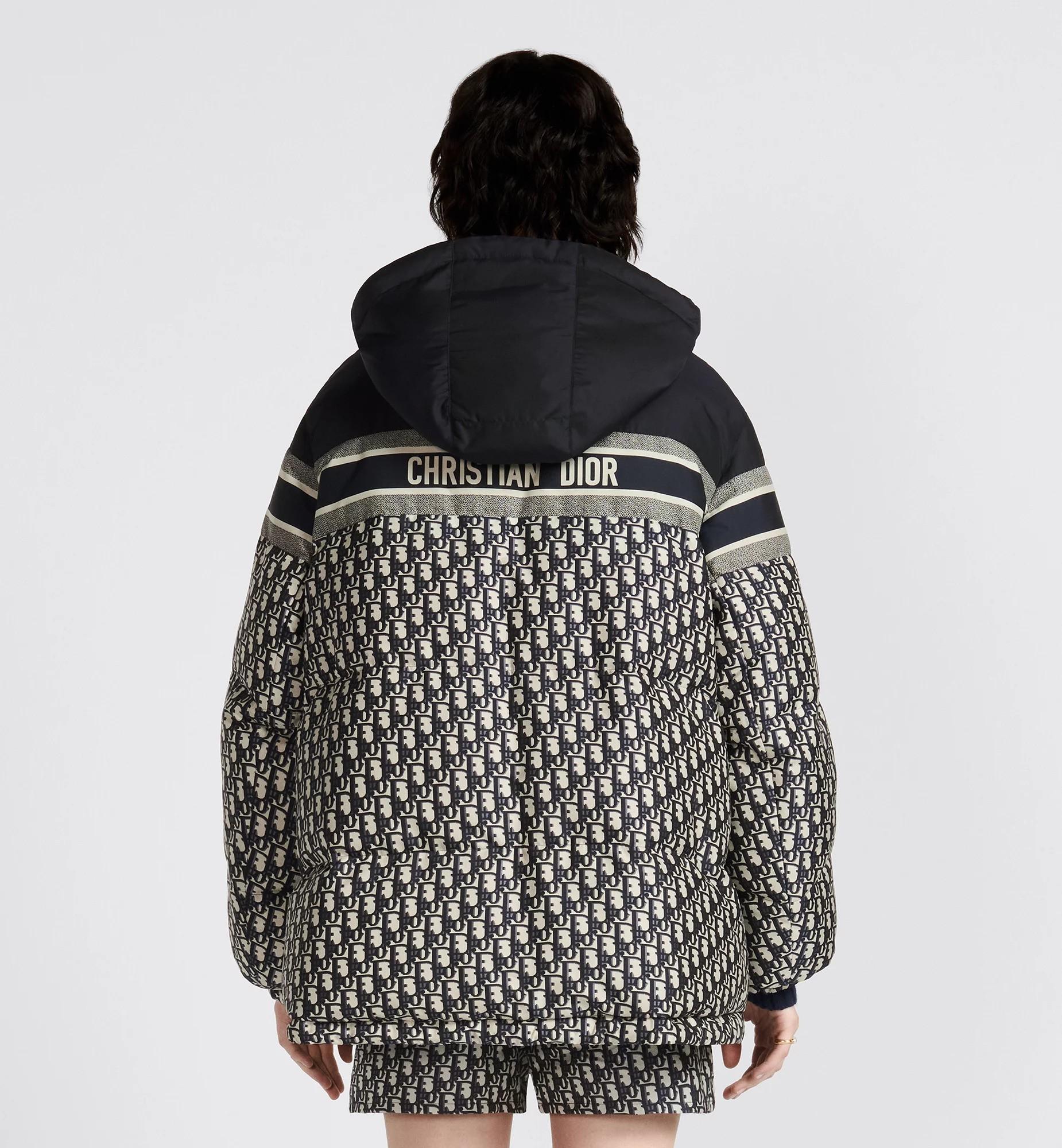CHRISTIAN DIOR azul oblicuo DIORALPS REVERSIBLE LARGO PUFFER Chaqueta S en venta 10