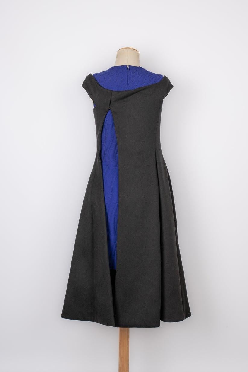 Christian Dior Blue Quilted Dress, 2014 For Sale 5