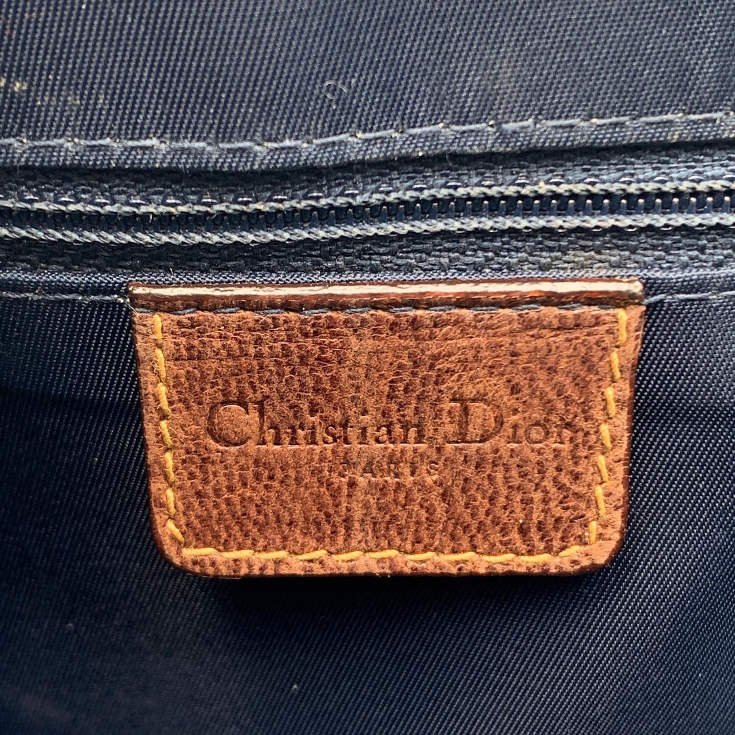 Christian Dior Blaue Trotter Canvas Street Chic Handtasche Umhängetasche 5