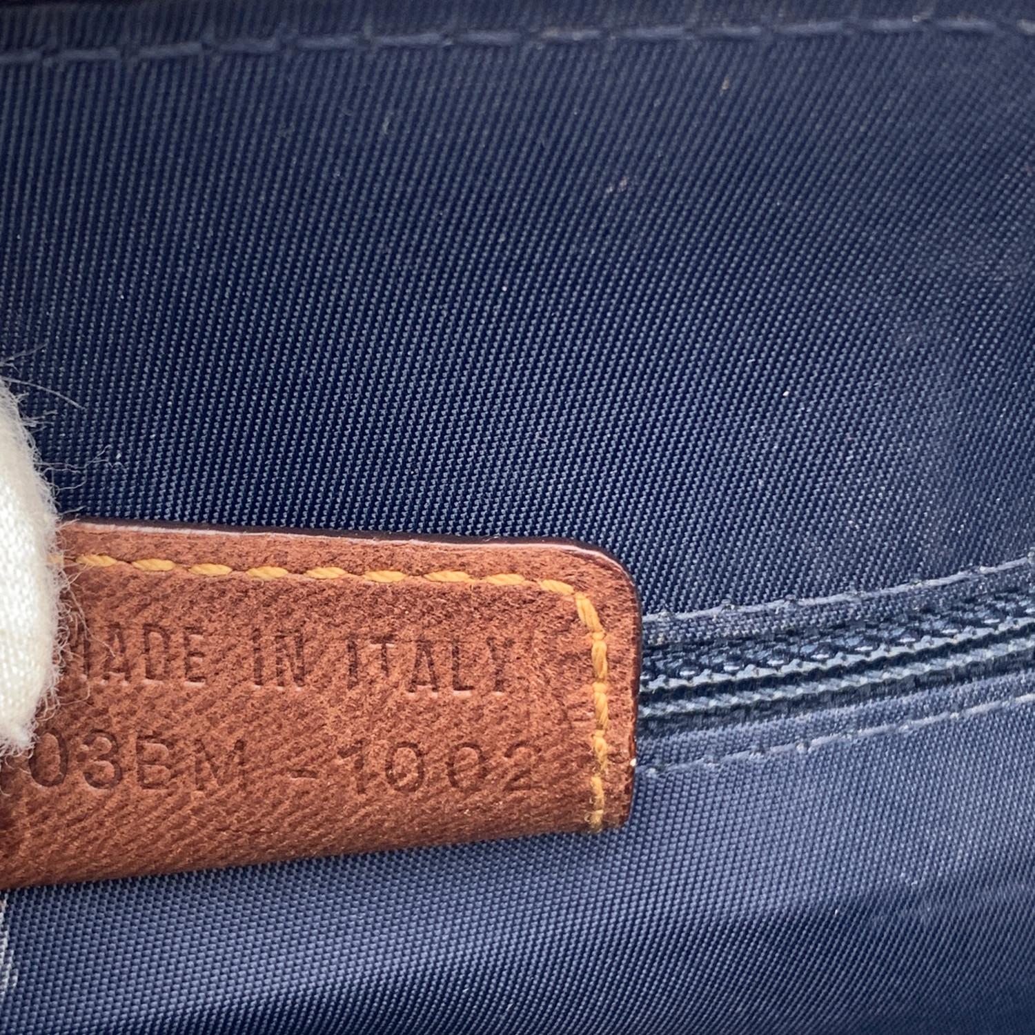 Christian Dior Blaue Trotter Canvas Street Chic Handtasche Umhängetasche 6