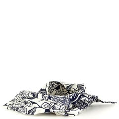 CHRISTIAN DIOR blue & white 2020 TOILE DE JOUY SAUVAGE & TROPICALIA Headband