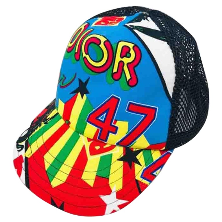 Christian Dior Bob Marley Baseball Cap Hat Bob Marley Hat – Mojo-OG main image 4