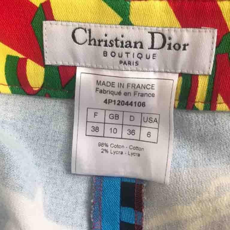 Christian Dior Bob Marley Reggae Pants In Good Condition For Sale In Los Angeles, CA