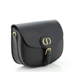 Christian Dior Bobby Flap Bag Leather Medium