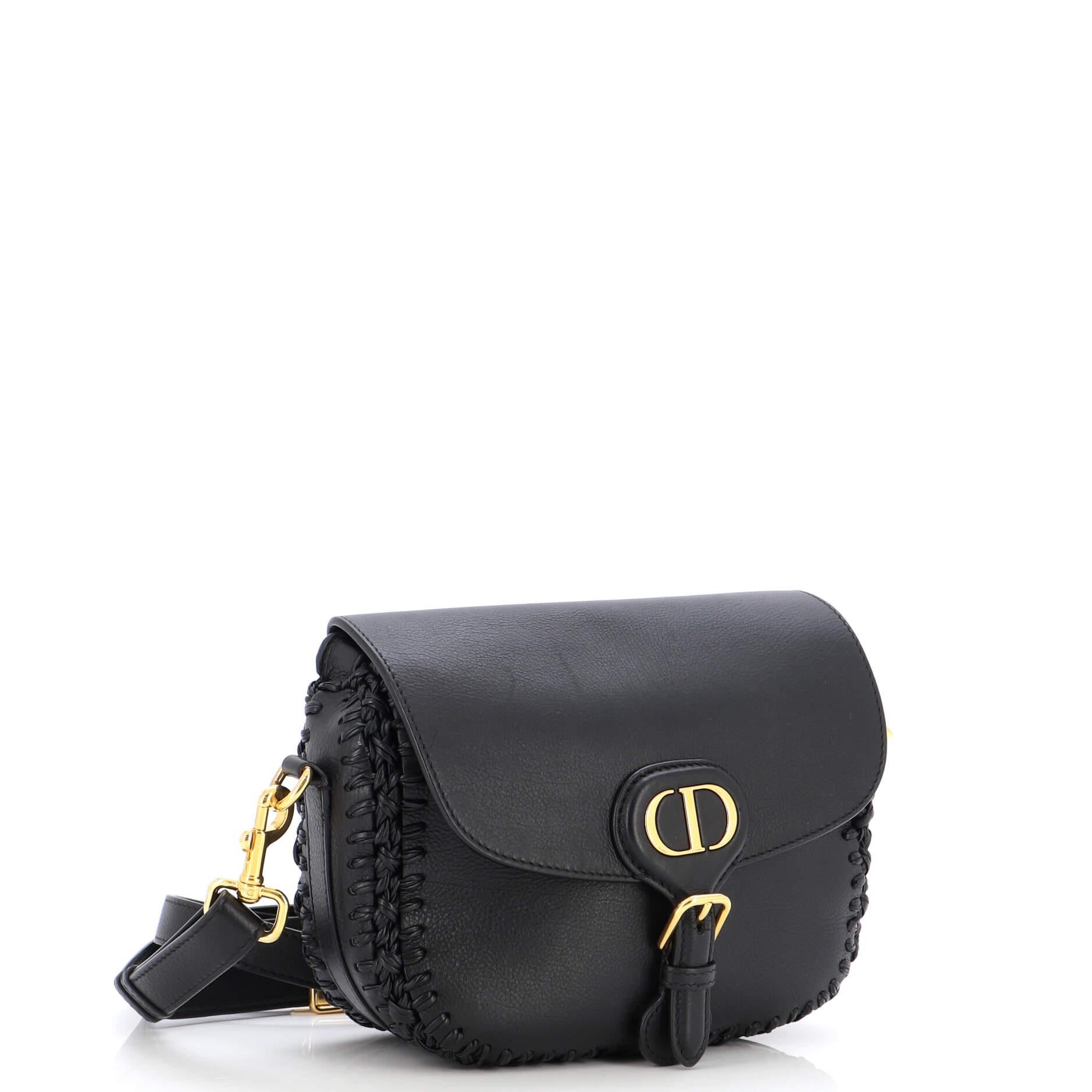 Christian Dior Bobby Medium Bag Calfskin (Dark Tan) Pre-owned!