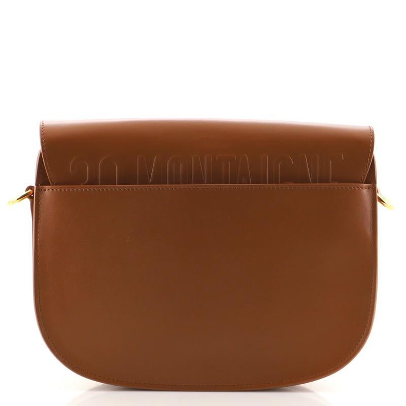 Christian Dior Bobby Flap Bag Leather Medium In Good Condition In NY, NY