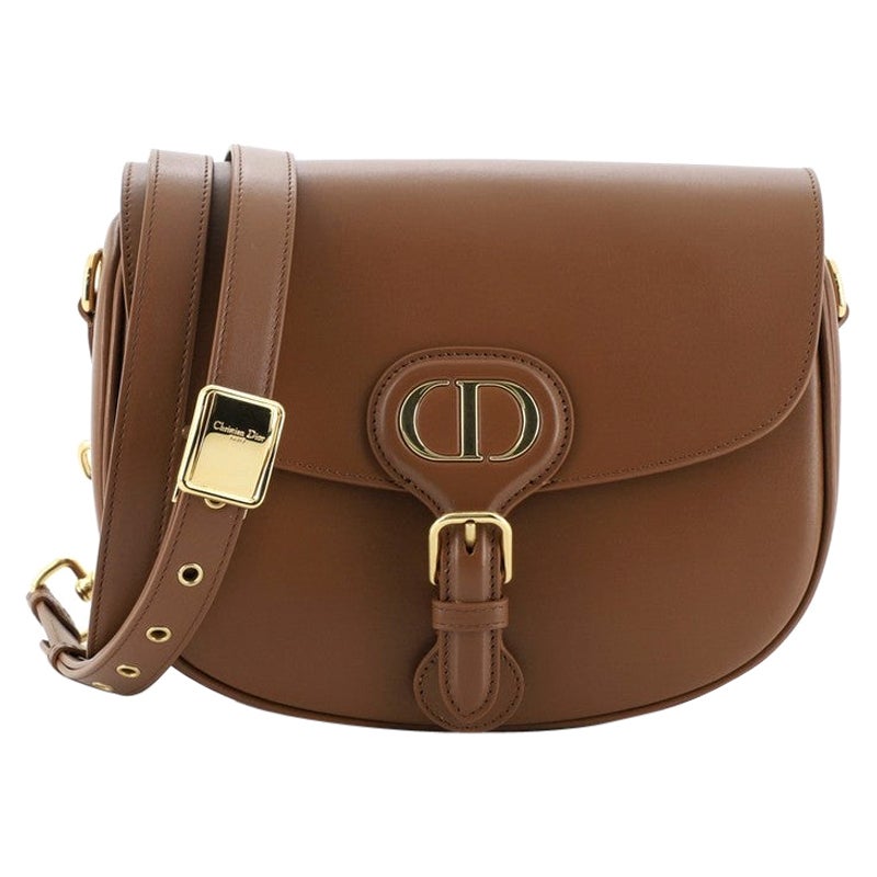 Christian Dior Bobby Flap Bag Leather Medium