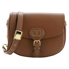 Christian Dior Bobby Flap Bag Leather Medium
