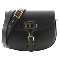 Christian Dior Bobby Flap Bag Leather Medium