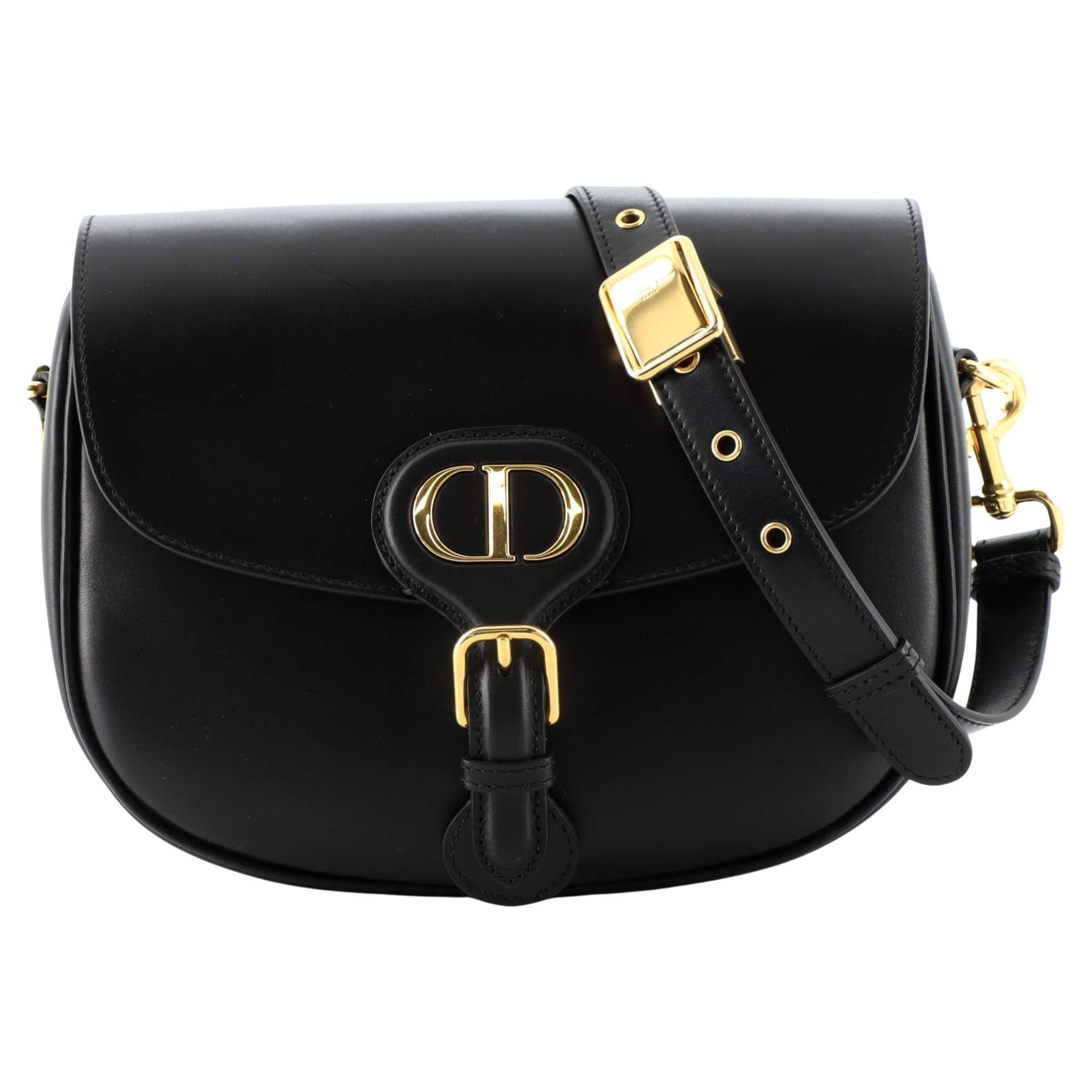 Christian Dior Bobby Flap Bag Leather Medium For Sale at 1stDibs