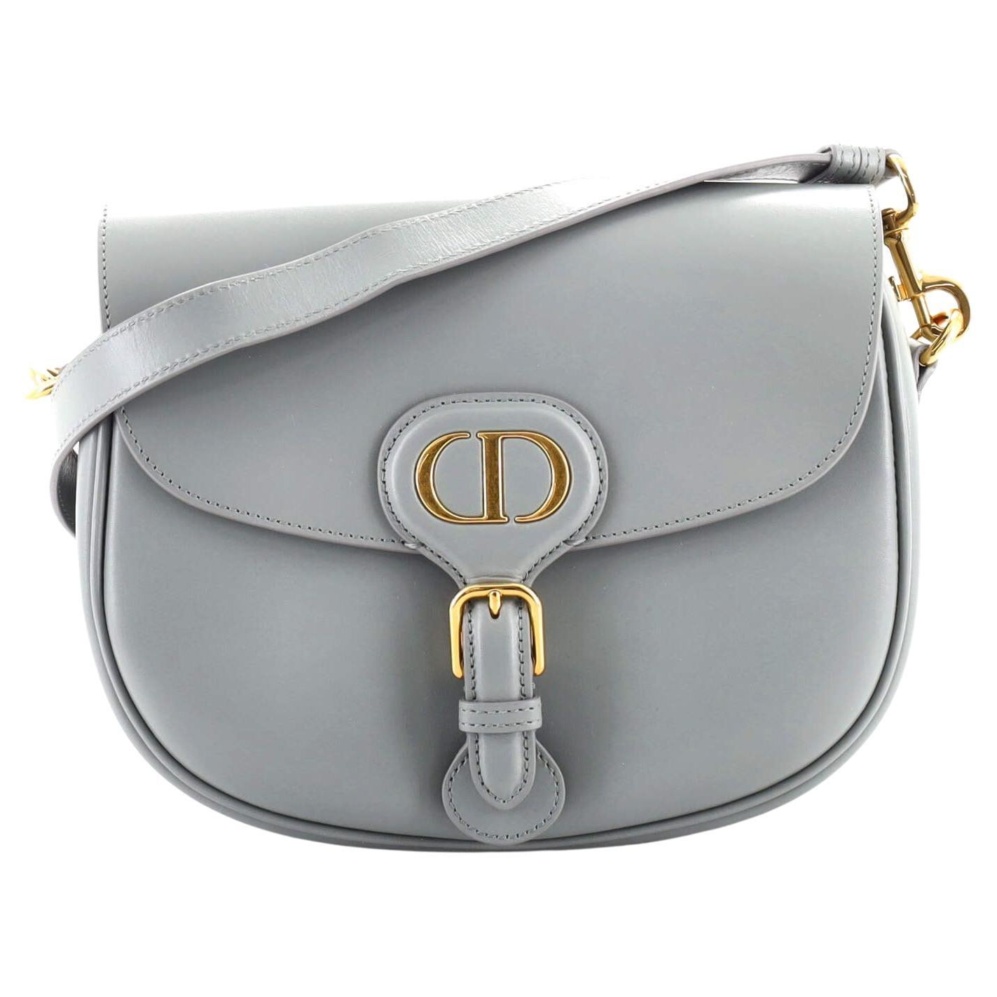 Christian Dior Bobby Flap Bag Leather Medium