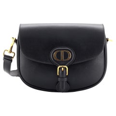 Christian Dior Bobby Flap Bag Leather Medium