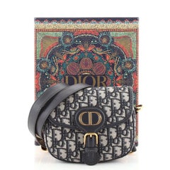 Christian Dior Bobby Flap Bag Oblique Canvas Small