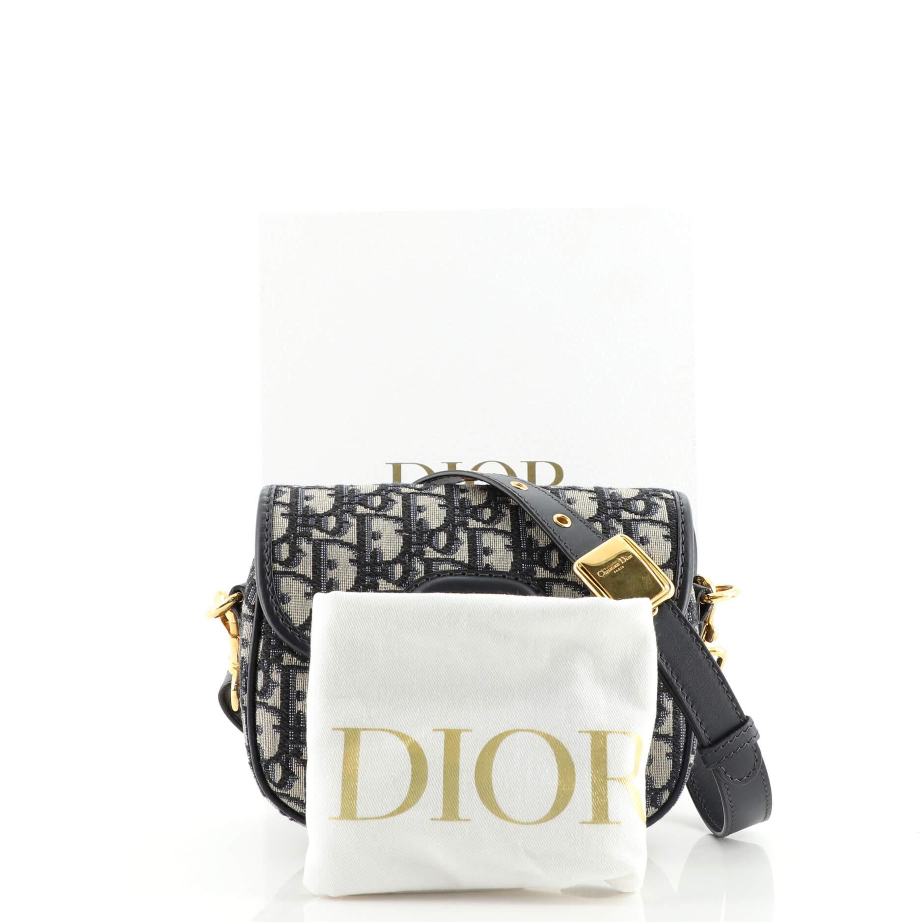 Christian Dior Bobby Flap Bag Oblique Canvas Small at 1stDibs