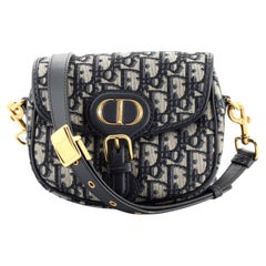 Christian Dior Bobby Flap Bag Oblique Canvas Small