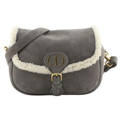 Christian Dior Bobby Flap Bag Shearling Medium