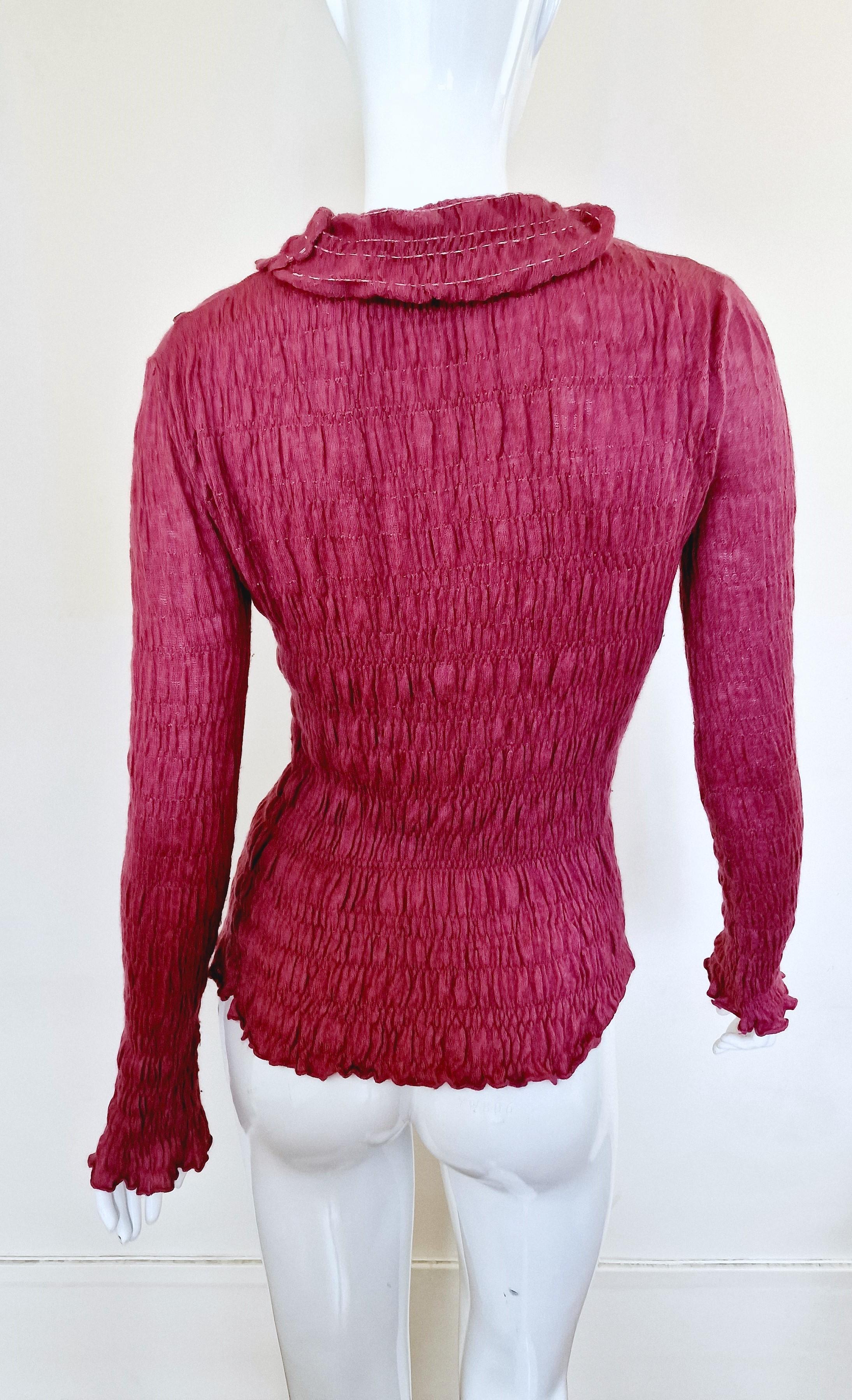 Christian Dior Bondage Straps Strap J'adore Cachmire Silk Sweater Shirt Tee Top  For Sale 6