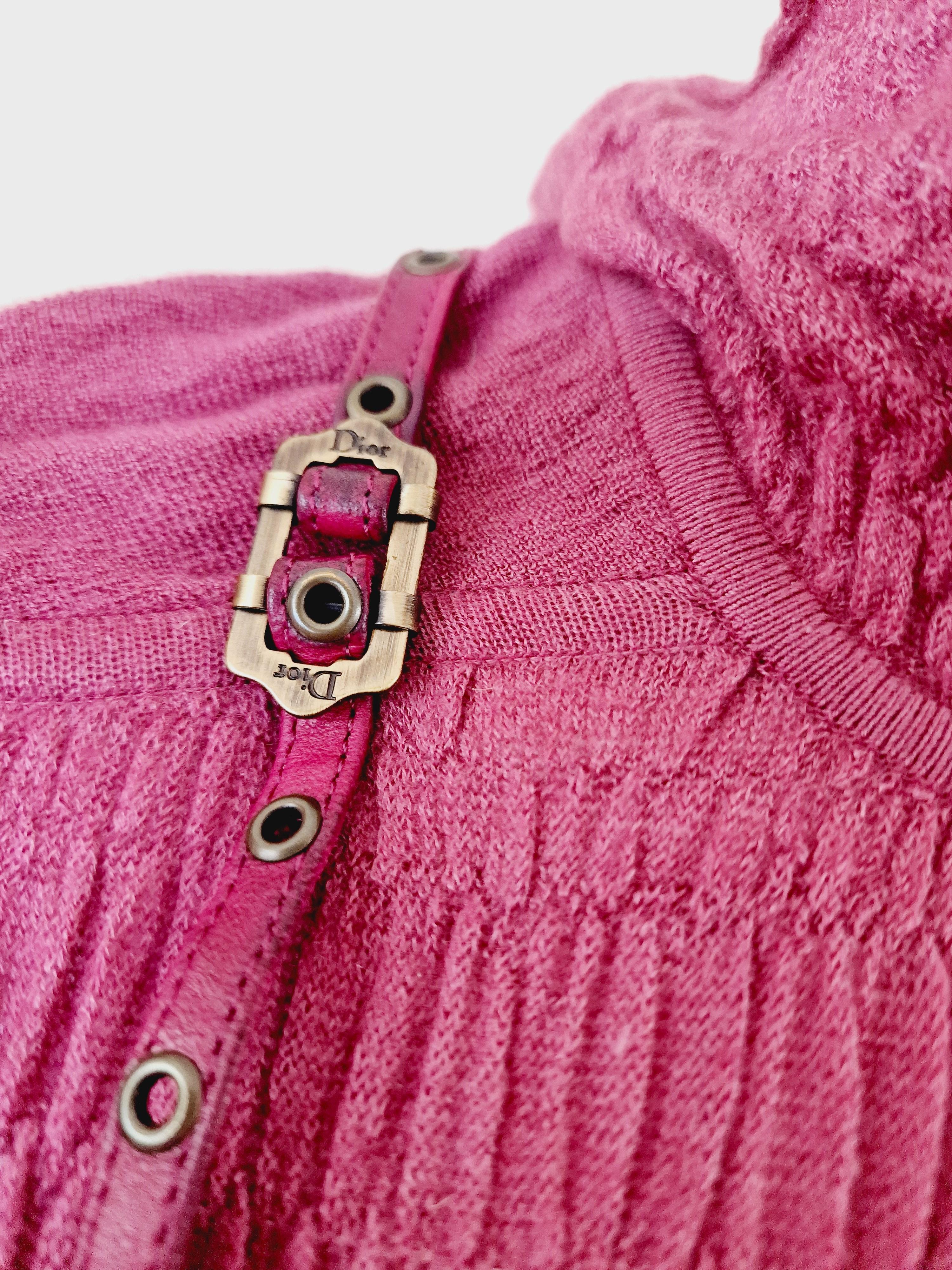 Christian Dior Bondage Straps Strap J'adore Cachmire Silk Sweater Shirt Tee Top  For Sale 3
