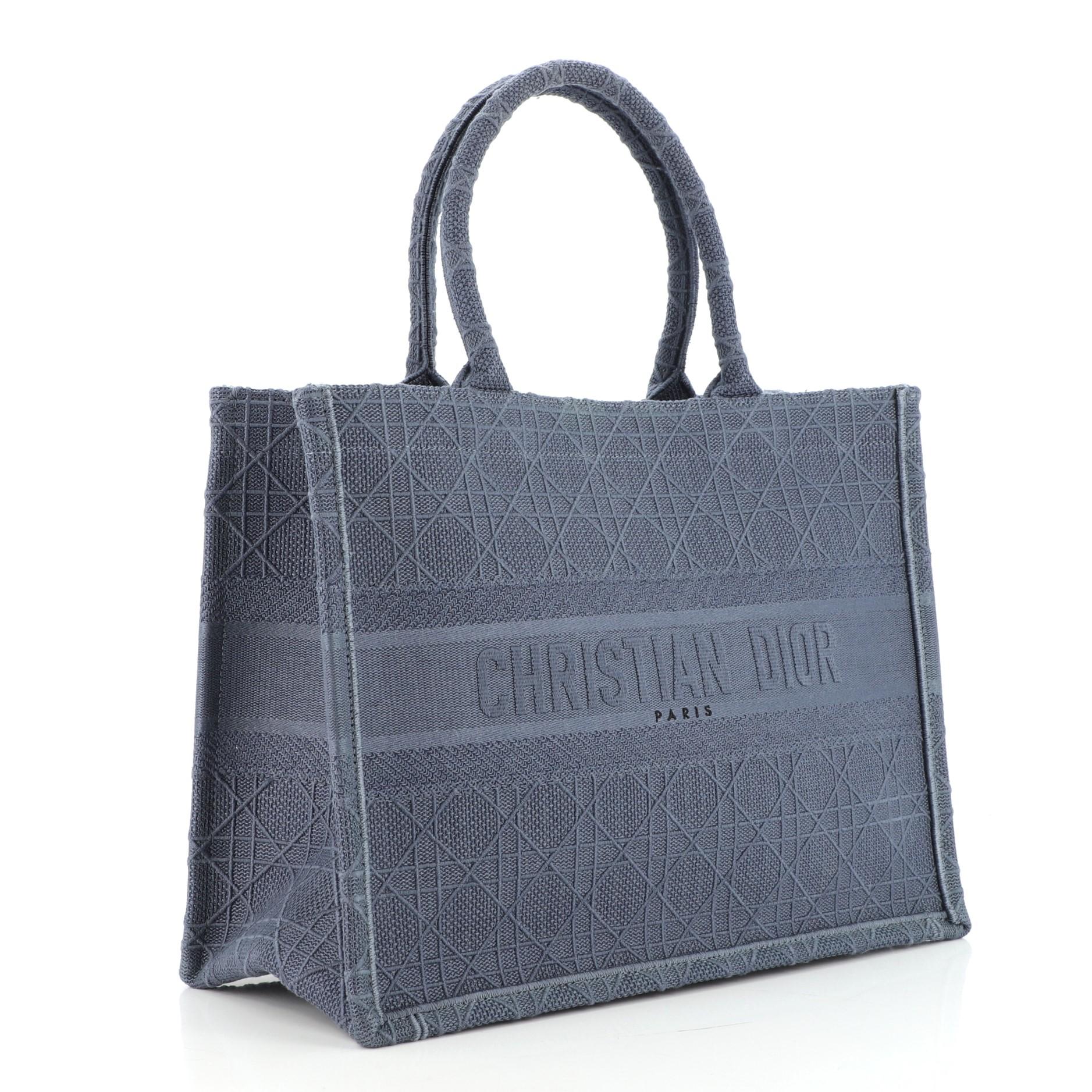 dior book tote handle drop