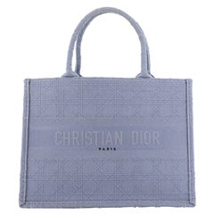 Christian Dior Book Tote Cannage Embroidered Canvas Small Christian Dior Book Tote Cannage Embroidered Canvas Small