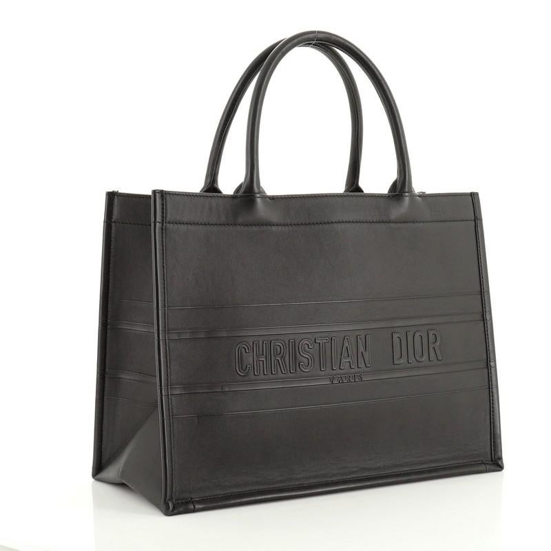 black dior tote bag