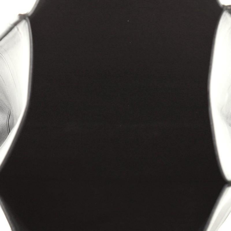 Black Christian Dior Book Tote Embossed Leather Small