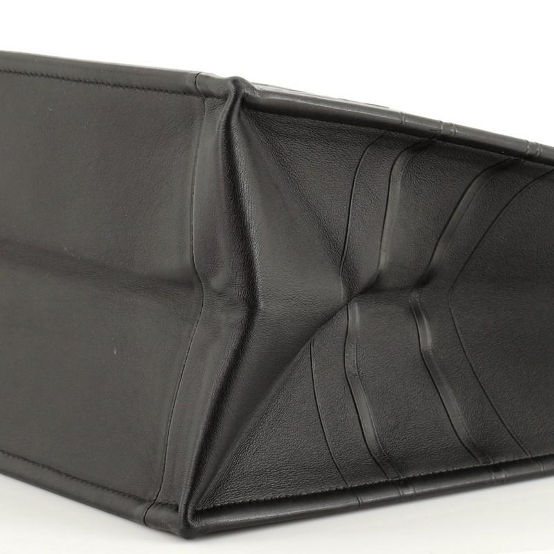 Christian Dior Book Tote Embossed Leather Small In Good Condition In NY, NY
