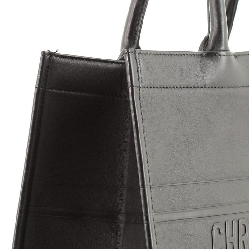 Women's or Men's Christian Dior Book Tote Embossed Leather Small
