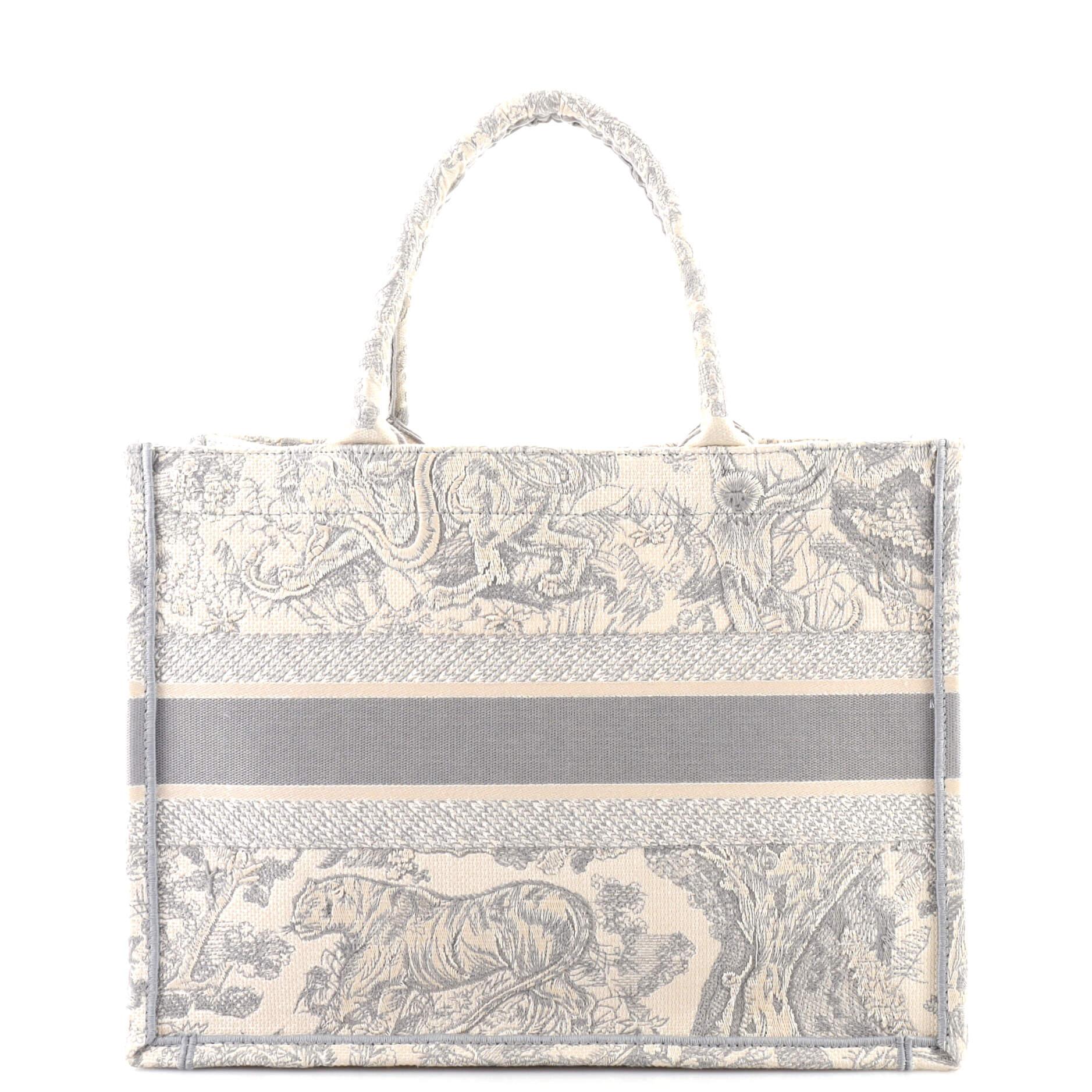 dior book tote light blue