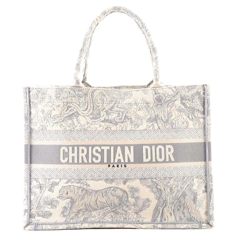 Christian Dior Purple Leather Diorissimo Pocket Tote Bag at 1stDibs