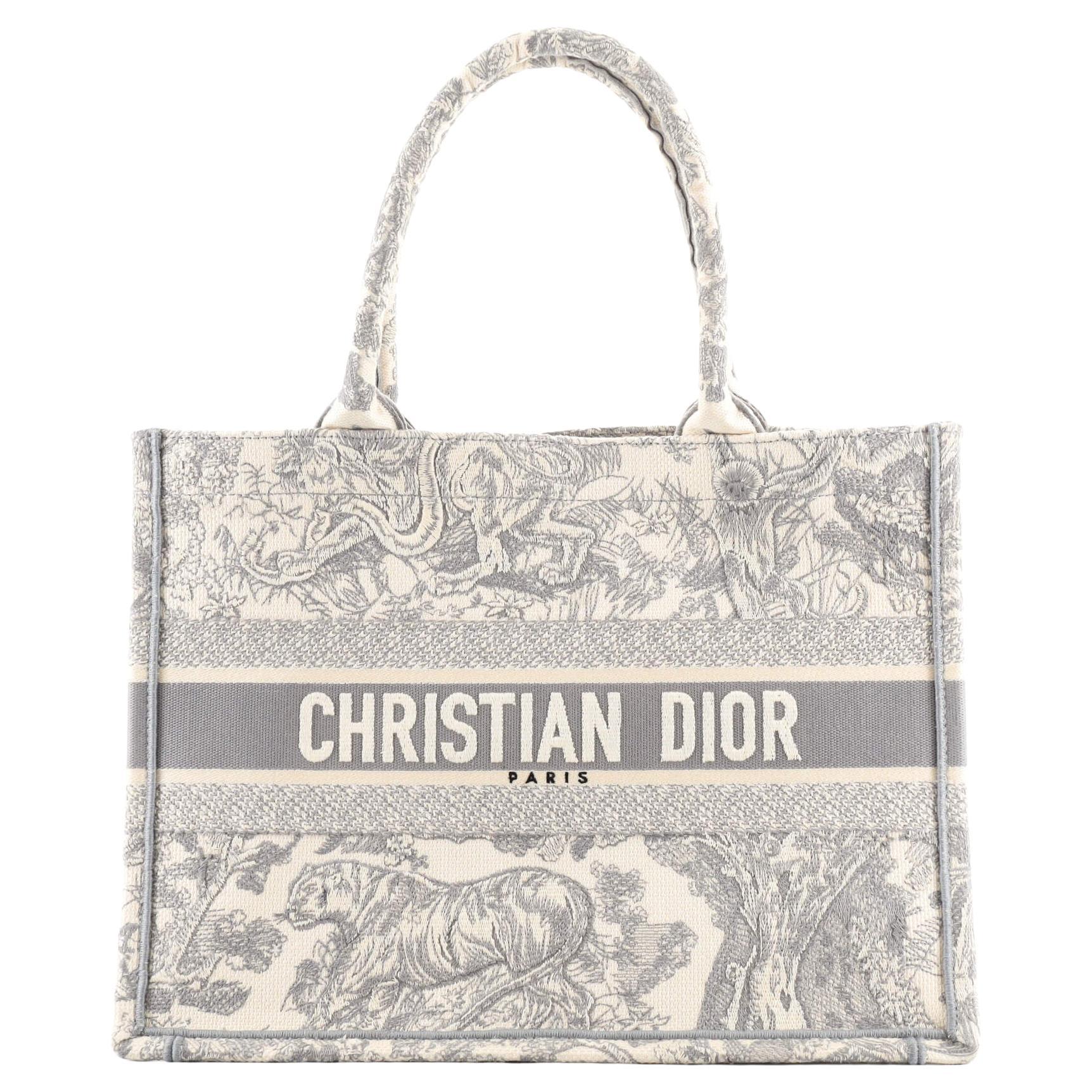 Christian Dior Purple Leather Diorissimo Pocket Tote Bag at 1stDibs