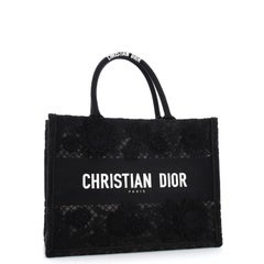 Christian Dior Book Tote Embroidered Lace Medium