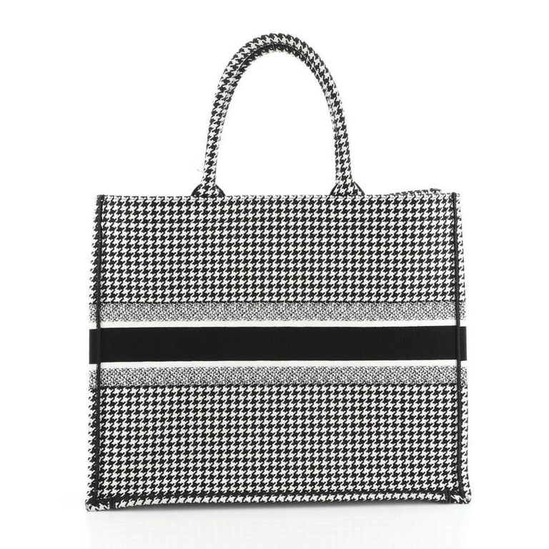 Christian Dior Book Tote Houndstooth Canvas at 1stDibs | dior ...