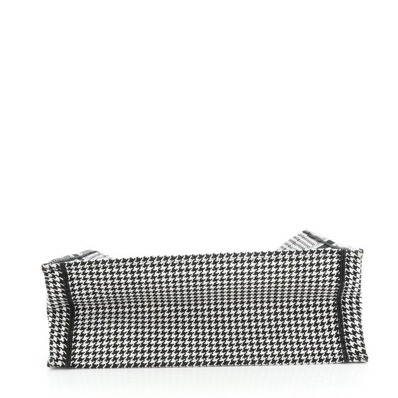 christian dior houndstooth tote