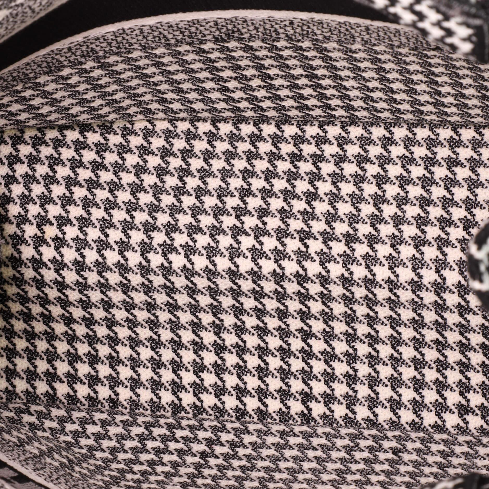 Women's or Men's Christian Dior Book Tote Houndstooth Canvas Medium