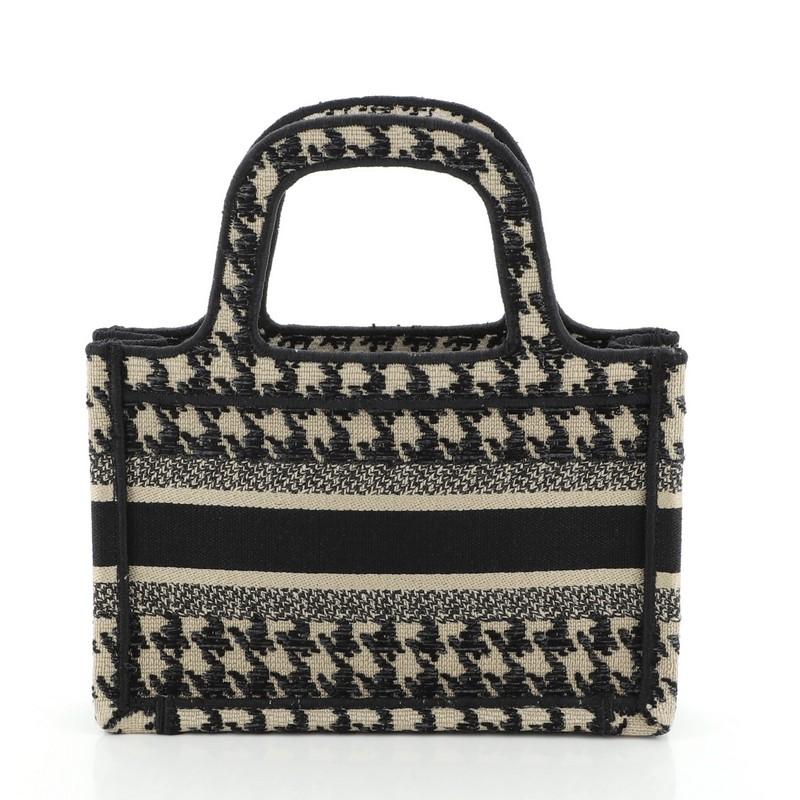 dior houndstooth book tote