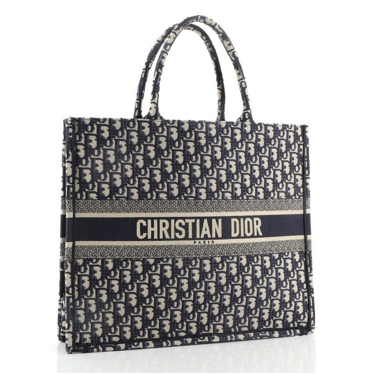 Christian Dior Book Tote Oblique Canvas at 1stDibs