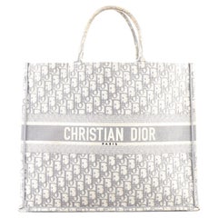 Christian Dior Book Tote Oblique Canvas Large